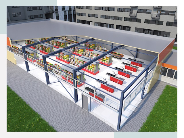 Строительство магазинов в Усть-Кут от 618 руб. за м²