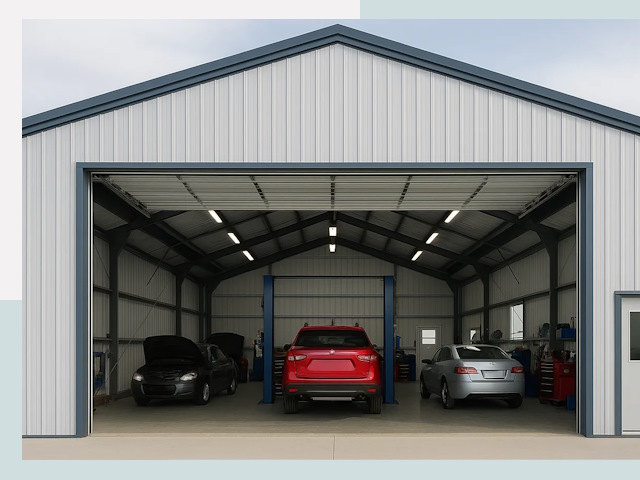 Ангары из сэндвич панелей от 618 руб. в Усть-Кут