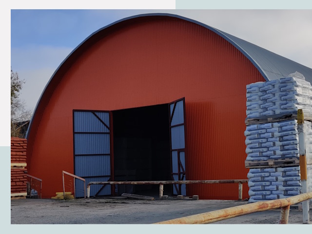 Полукруглые ангары по цене от 618 руб. в Усть-Кут