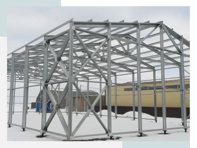 Каркасные ангары в Устях-Куте