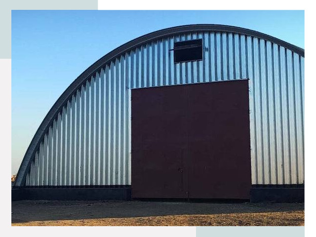 Бескаркасные ангары в Устях-Куте