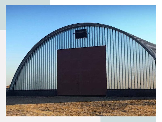 Арочные ангары в Устях-Куте