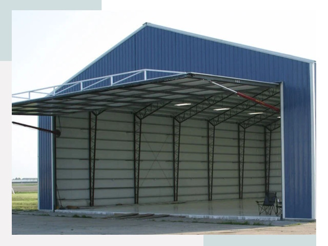 Прямо стенные ангары в Устях-Куте