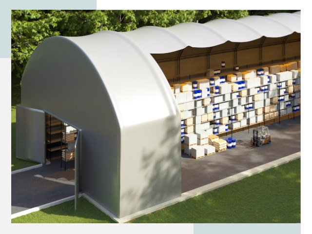 Тентовые ангары в Устях-Куте