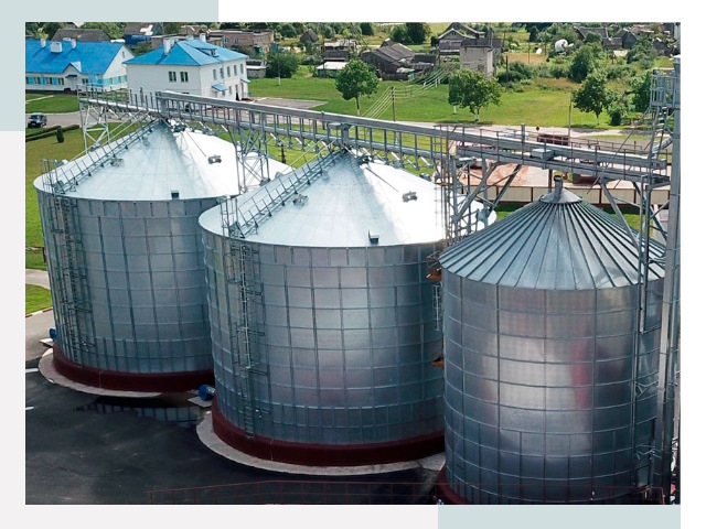 Металлические силосы в Устях-Куте