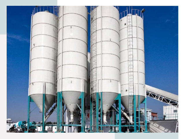 Строительство цементных силосов в Устях-Куте