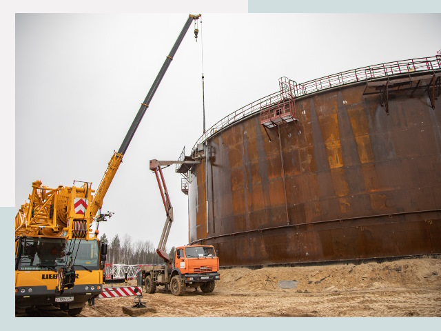 Монтаж резервуаров в Устях-Куте от 618 руб. за м³