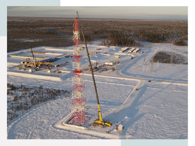 Мачты связи в Устях-Куте