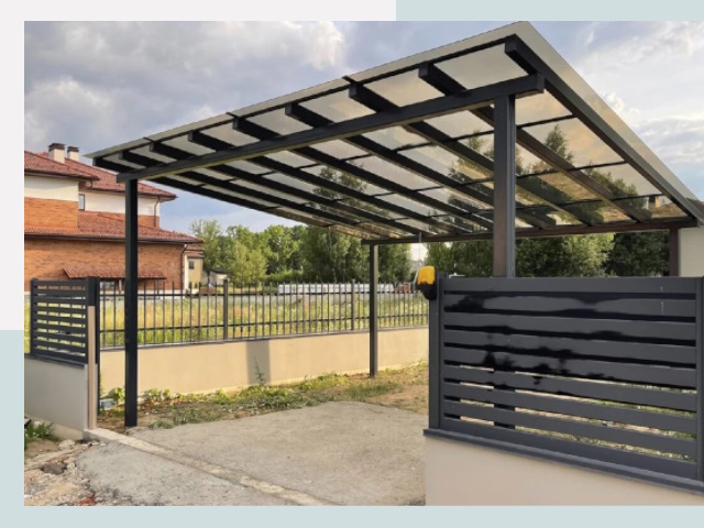 Металлические навесы в Усть-Кут от 618 руб. за м²