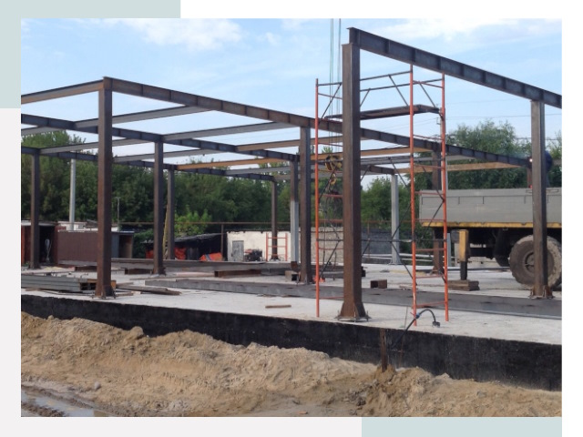 Фундамент для ангаров в Устях-Куте