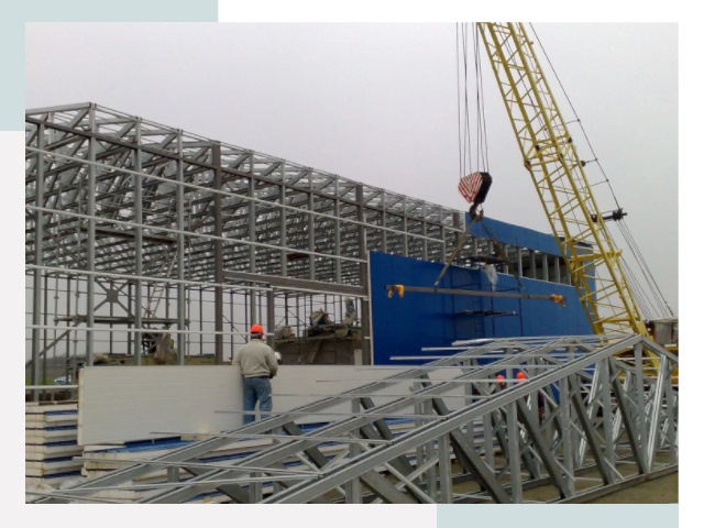 Монтаж ангаров в Устях-Куте